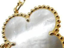 Van Cleef & Arpels　ヴァンクリーフ&アーペル　マジックアルハンブラNC　ネックレス　YG　イエローゴールド　ホワイトマザーオブパール　26.5g　VCARD79100　【200】