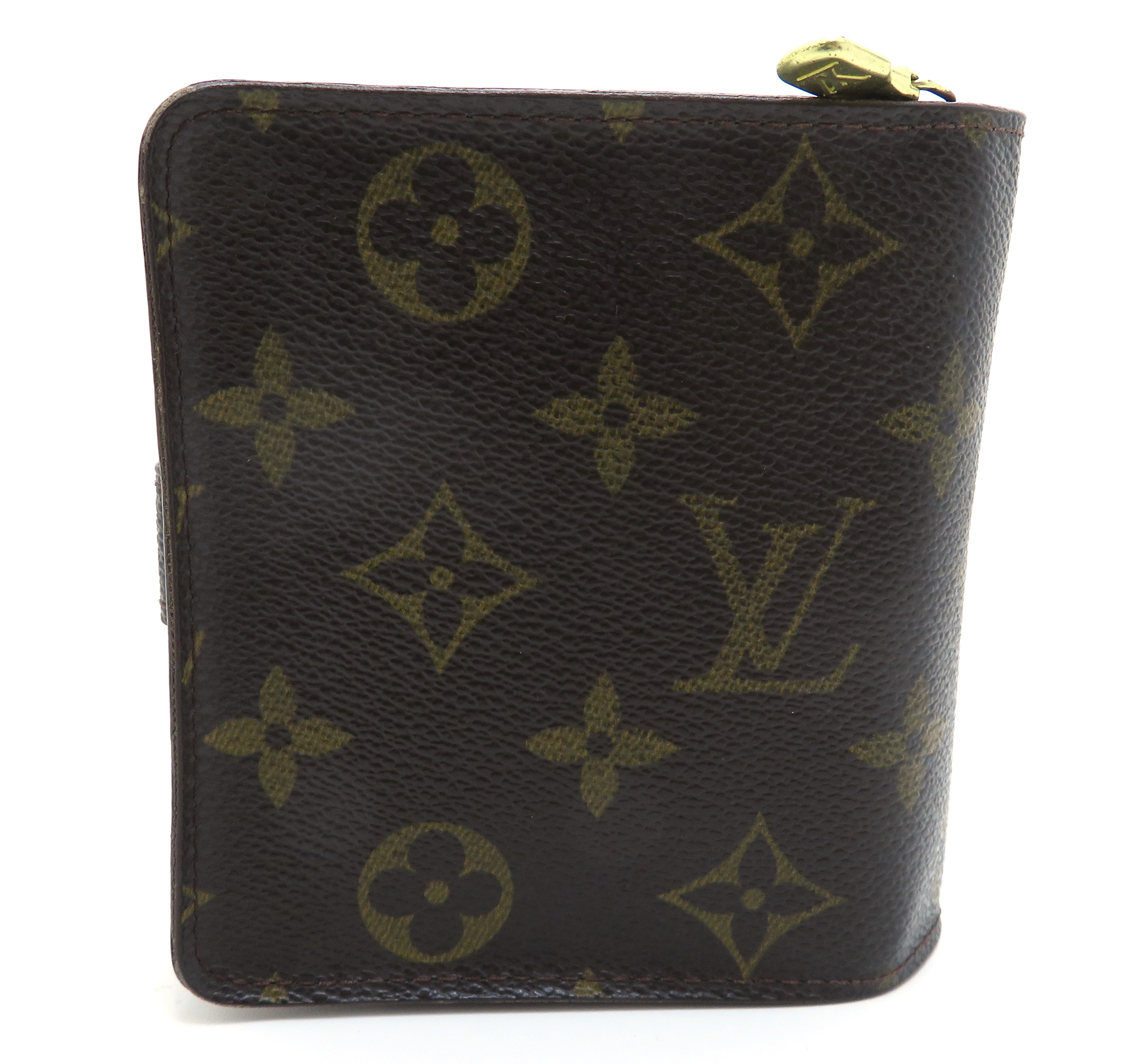 LOUIS VUITTON　ルイヴィトン　コンパクト・ジップ　M61667　モノグラム　【205】 image number 3