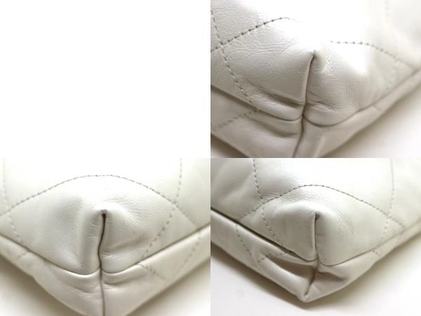 CHANEL　シャネル　ショルダーバッグ　シャネル２２　ミニ　ホワイト／ＧＰ　ゴールド金具　AS3980　2120000324734　【中古】【大黒屋】【200】