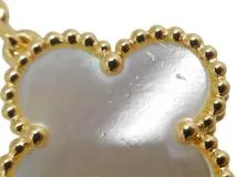 Van Cleef & Arpels　ヴァンクリーフ&アーペル　マジックアルハンブラNC　ネックレス　YG　イエローゴールド　ホワイトマザーオブパール　26.5g　VCARD79100　【200】