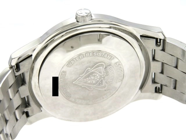 GUCCI グッチ 男性用腕時計 メンズ 5500XL ステンレス ブラック文字盤 