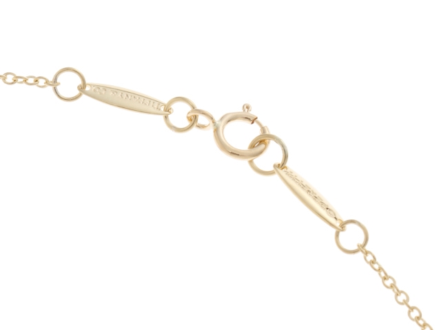 TIFFANY＆CO ティファニー オープンハートネックレス YG イエロー