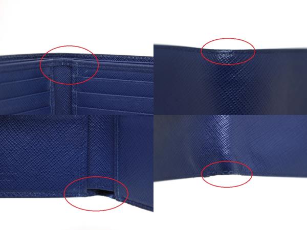 新品未使用✨PRADA プラダ2MO513 二つ折り財布　ネイビー　札入れ 楽天市場】プラダ PRADA 財布 二つ折り財布 2MO513 2DER ブルー