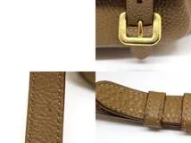 PRADA　プラダ　ショルダーバッグ　ワンショルダー　ベージュ　レザー　2148103808265　【中古】【大黒屋】【200】