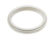 TIFFANY&CO　ティファニー　ミルグレインバンド　リング　指輪　プラチナ　5.5g　約11号