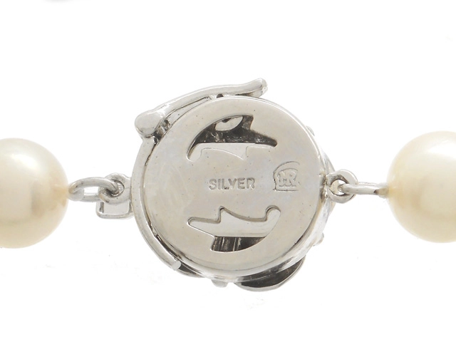 JEWELRY　ネックレス　シルバー　シルバー　パール　真珠　44.1g（2143100527577）【200】