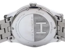 HAMILTON ハミルトン 腕時計 ジャズマスタージェント SS ブラック H324111 クォーツ メンズ 2141000358833 【200】