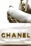 CHANEL　シャネル　ショルダーバッグ　シャネル２２　ミニ　ホワイト／ＧＰ　ゴールド金具　AS3980　2120000324734　【中古】【大黒屋】【200】