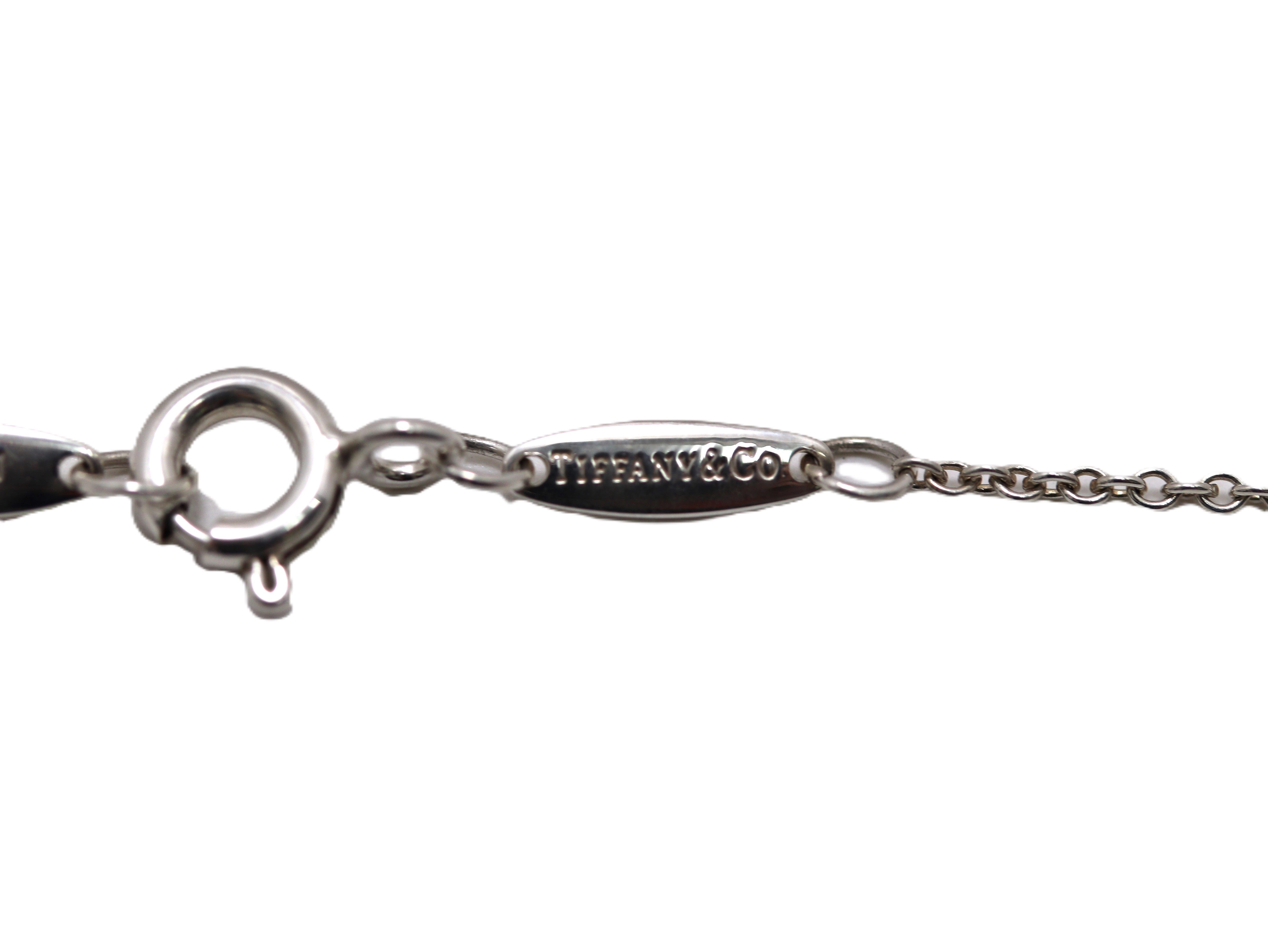 TIFFANY＆CO　ティファニー　バイザヤードNC　SVシルバー　AQアクアマリン　1.6g　2144000244595　【471】　RE