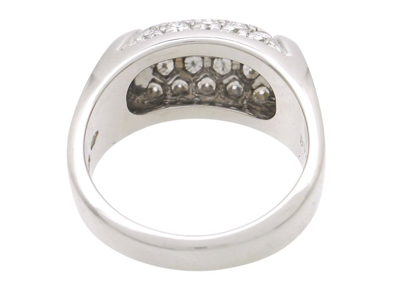 BVLGARI ブルガリ トロンケット リング 指輪 WG ホワイトゴールド D