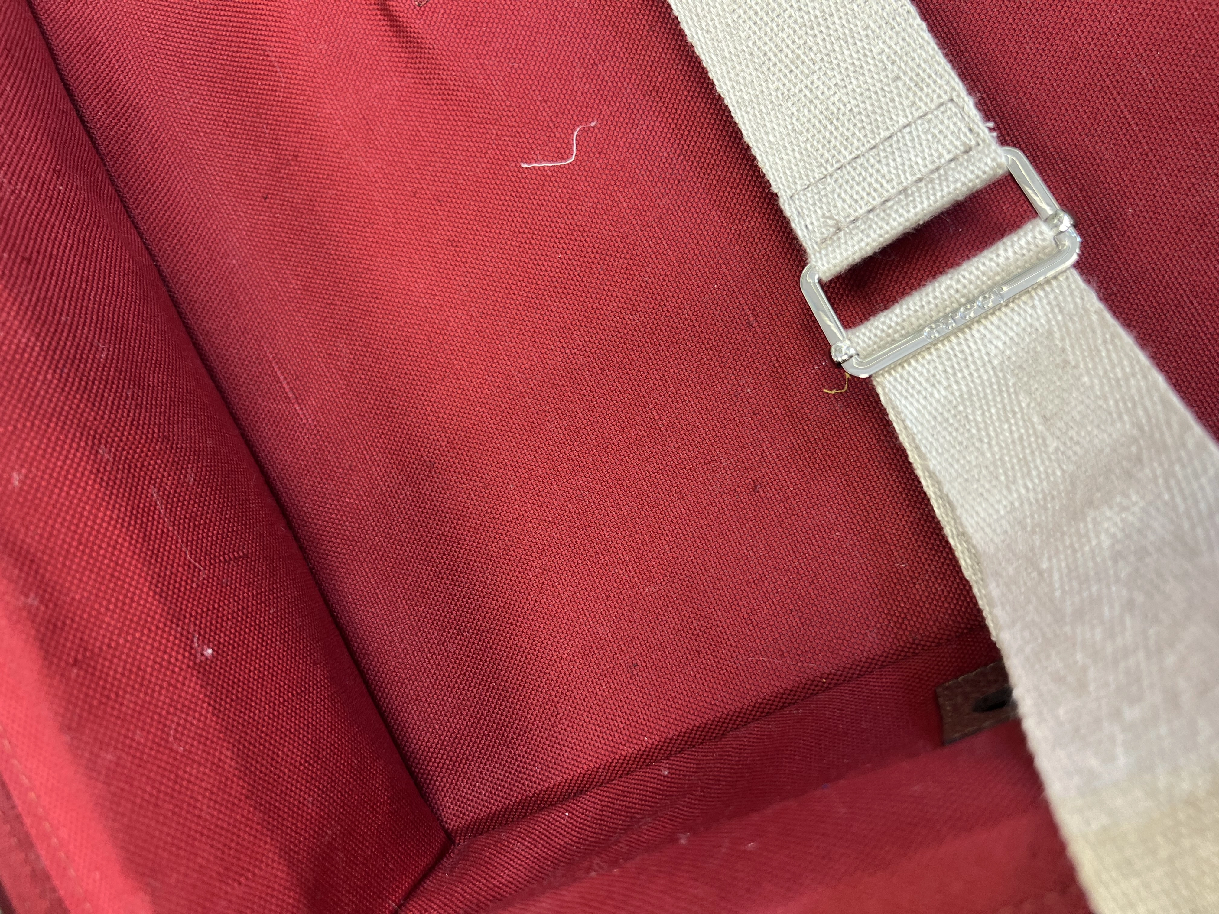 Gucci　グッチ　スーツケース　GGスプリームグロープ　トロッター　ベージュ・ブラウン　PVC・カーフ　533620【472】HA