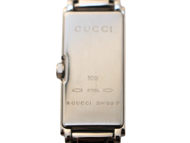 GUCCI グッチ 腕時計 109 シェル/GG柄 SS クォーツ レディース