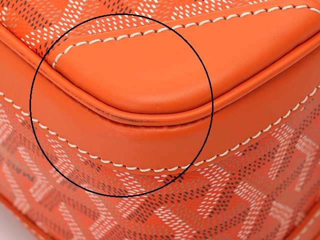 GOYARD ゴヤール ショルダーバッグ サンマルタン オレンジ PVC 【472