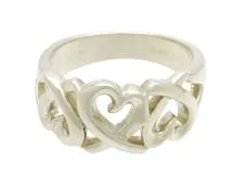 TIFFANY&CO ティファニー トリプルラビングハート リング 指輪