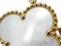 Van Cleef & Arpels　ヴァンクリーフ&アーペル　マジックアルハンブラNC　ネックレス　YG　イエローゴールド　ホワイトマザーオブパール　26.5g　VCARD79100　【200】