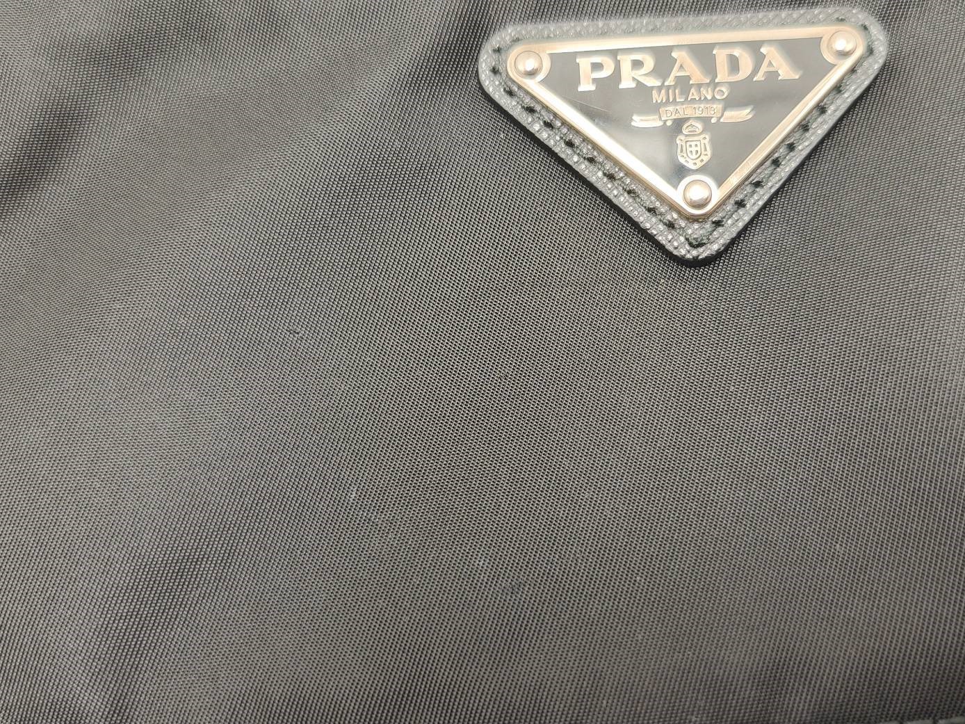 PRADA プラダ セカンドバッグ ポーチ ブラック ナイロン