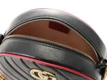 GUCCI グッチ バッグ チェーンショルダー GGマーモントラウンドミニ