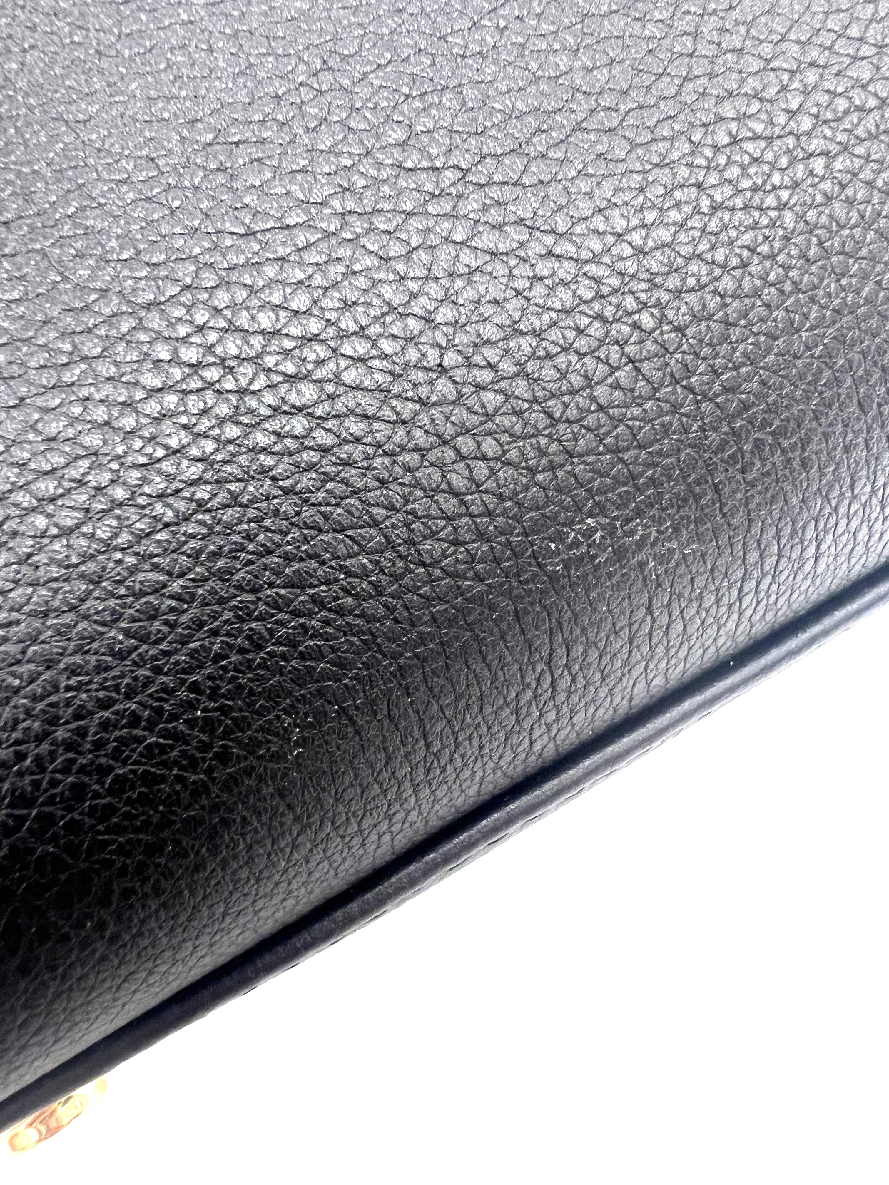 LOUIS VUITTON　ルイヴィトン　バッグ　オンマイサイドMM　カーフ　ノワール　M53823【472】HA