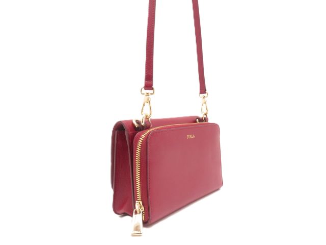 FURLA フルラ ショルダーポーチ＆ウォレット ボルドー レッド