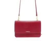 FURLA フルラ ショルダーポーチ＆ウォレット ボルドー レッド