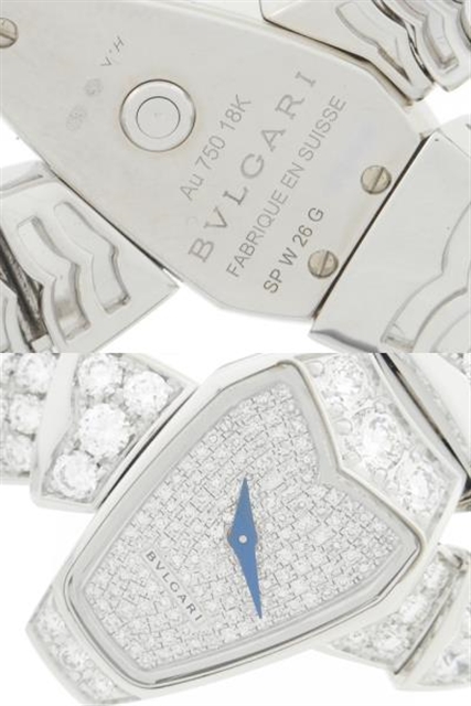 スマイル特注ブルガリ/BVLGARI　ダイヤベゼル★ ホワイト文字盤 ブルガリ(BVLGARI) 2025新作 比類なきほどにプレシャスな