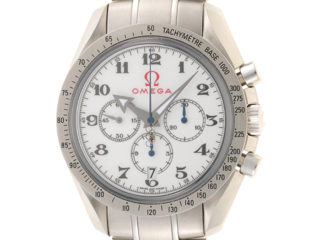オメガ スピードマスター ブロードアロー オリンピックコレクション 321.10.42.50.04.001 OMEGA 腕時計 白文字盤