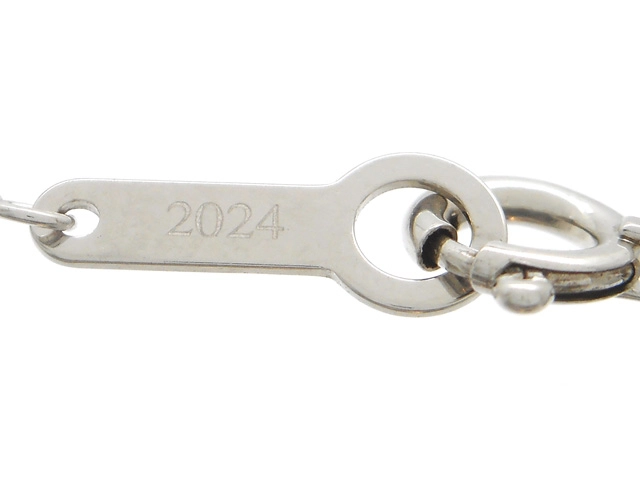 ４℃　ヨンドシー　ネックレス　ホワイトゴールド　K10WG　タンザナイト　0.7g（2121000023436）【200】