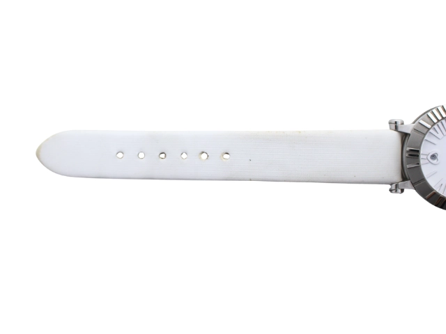 TIFFANY&CO ティファニー 腕時計 アトラス SS/革 ホワイト Z1300.11.11A20A71 クォーツ レディース 2143100503854 【200】