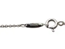 TIFFANY＆CO　ティファニー　バイザヤードNC　SVシルバー　AQアクアマリン　1.6g　2144000244595　【471】　RE