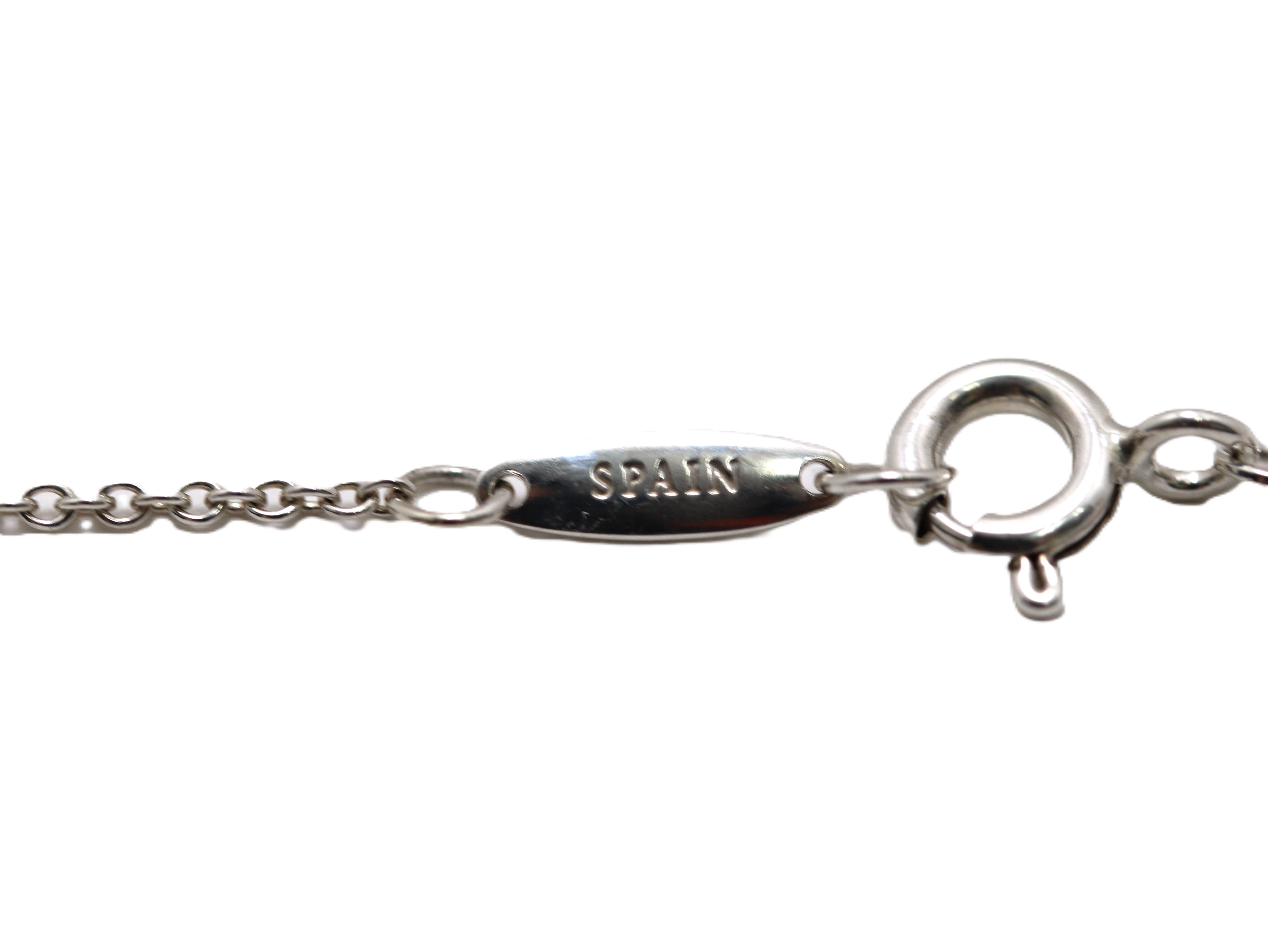 TIFFANY＆CO　ティファニー　バイザヤードNC　SVシルバー　AQアクアマリン　1.6g　2144000244595　【471】　RE