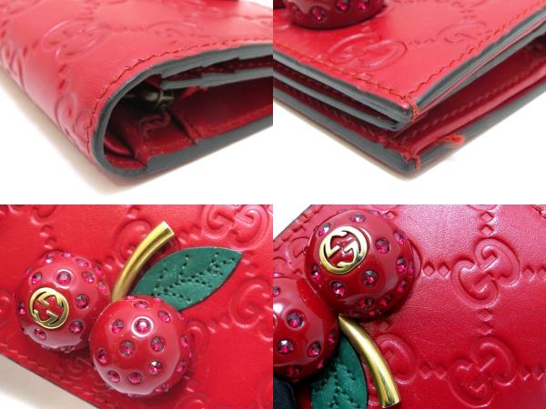 GUCCI グッチ チェリー GUCCI（グッチ） チェリー(さくらんぼ) 付き GGスプリーム カード