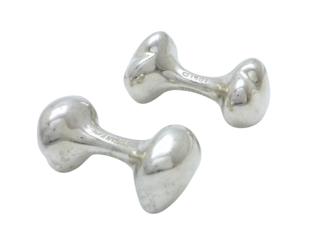 TIFFANY&Co. ティファニー ビーンカフス SV925 シルバー 約16.2g 【200】