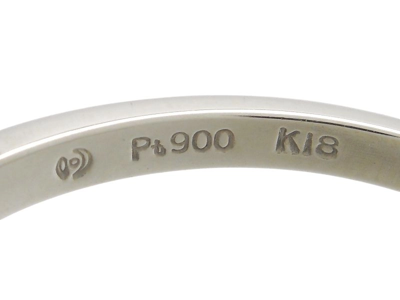 TASAKI　タサキ　リング　指輪　K18　ゴールド　プラチナ　約20号