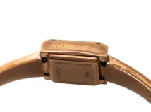 GUCCI グッチ 腕時計 128.5 バングルウォッチ GP シェル クォーツ レディース 2143200634496 【200】