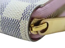 LOUIS VUITTON ルイ・ヴィトン 長財布 ジッピー・ウォレット ダミエ・アズール ローズバレリーヌ N63503 2120000350832 【200】