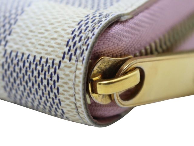 LOUIS VUITTON ルイ・ヴィトン 長財布 ジッピー・ウォレット ダミエ・アズール ローズバレリーヌ N63503 2120000350832 【200】