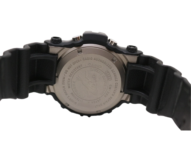 CASIO　カシオ　腕時計　G-SHOCK FROGMAN　GW-200  チタン　ウレタン樹脂　ブラック　メンズ　ソーラー　2148103679544【中古】【200】【大黒屋】
