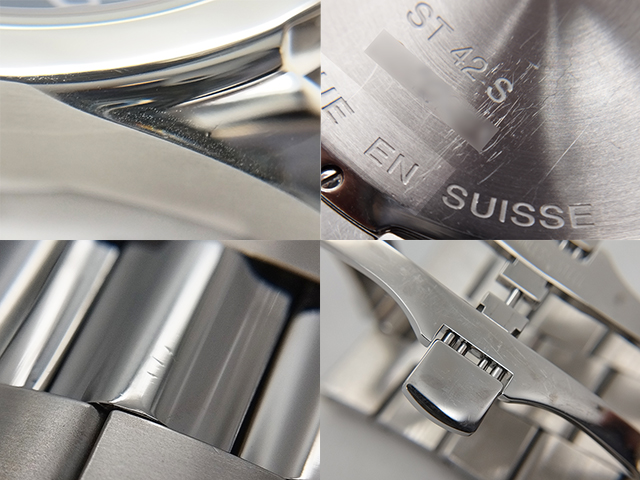 BVLGARI ブルガリ ソロテンポ ST42S SS クォーツ式 ブラック文字