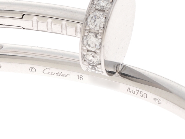 Cartier カルティエ ジュストアンクルブレスレット WG ホワイト Cartier カルティエ ジュストアンクルブレスレット WG ホワイト