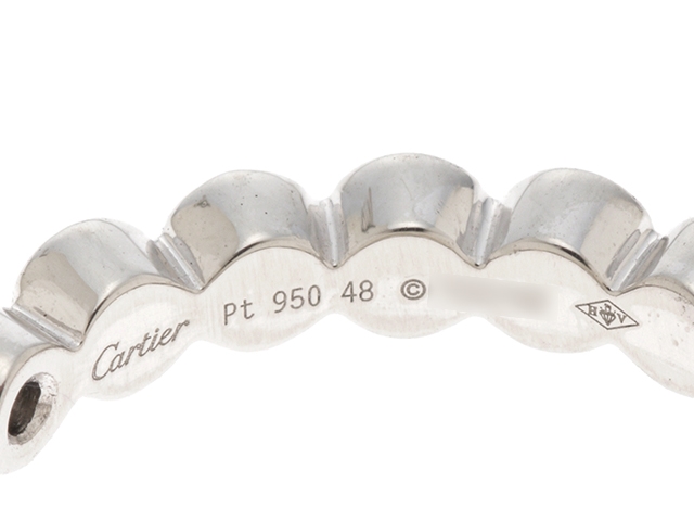 Cartier カルティエ フルエタニティ リング プラチナ PT950