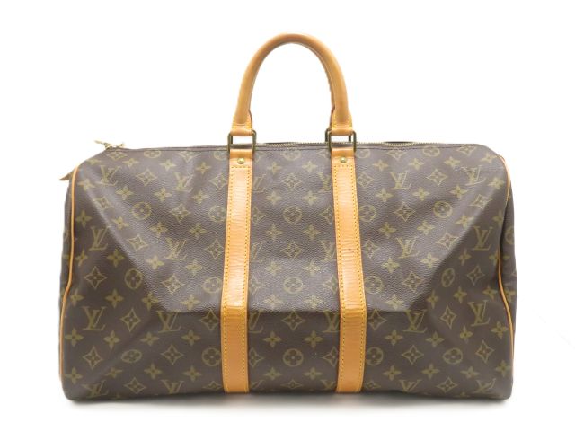 Louis Vuitton モノグラム ボストンバッグ キーポル60 ルイヴィトンキーポル バンドリエール 60 14145 ブラウン ユニ