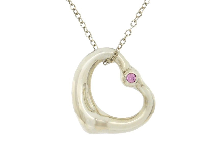 Tiffany & Co. ハートネックレス オンライン限定】エルサ・ペレッティ™ オープン ハート ペンダント