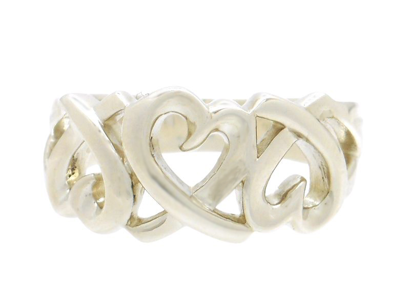 TIFFANY&CO ティファニー トリプルラビングハート リング 指輪