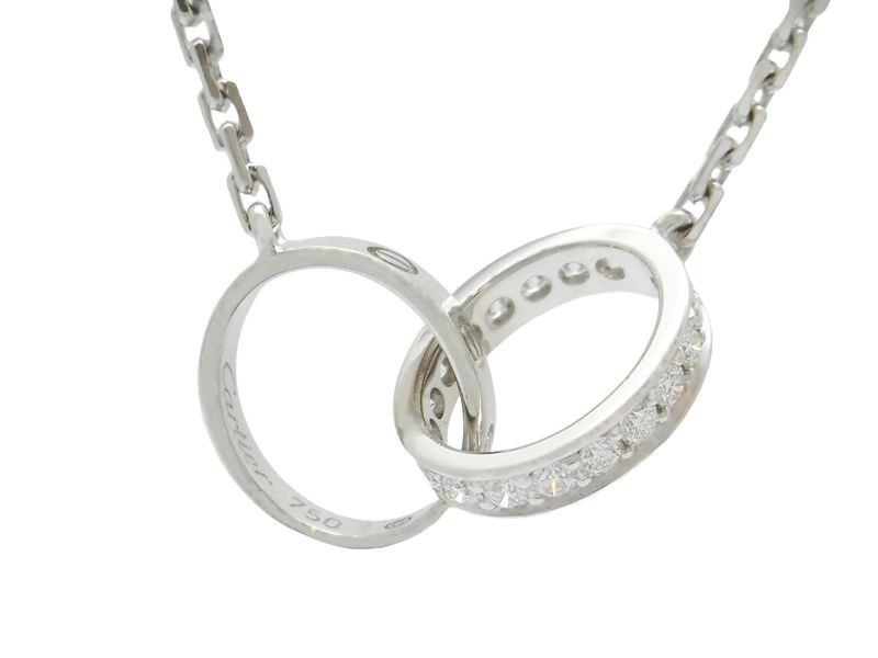 Cartier カルティエ ベビーラブネックレス ダイヤモンド WG