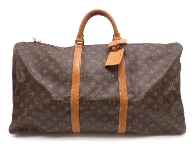 【美品】　Louis Vuitton ヴィトン キーポル60 バンドリエール モノグラム キーポル・バンドリエール60 詳細情報とお値段【ルイ