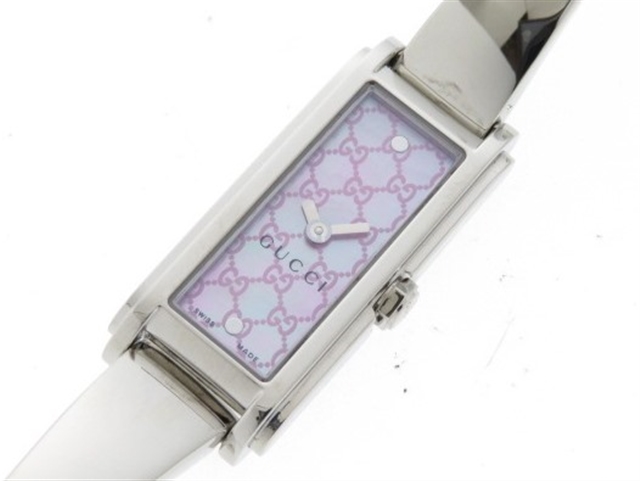 314【美品】GUCCI 時計　箱付き レディース 109 GGフェイス ピンク 314【美品】GUCCI 時計 箱付き レディース 109 GGフェイス ピンク