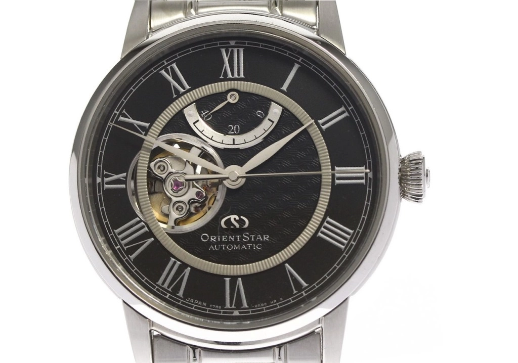 定価55000新品未使用　オリエントスター　パワーリザーブ　ブラック　ＷＺ０２８１ＥＬ腕時計
