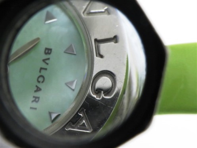 楽天市場】【ウォッチ】BVLGARI ブルガリ B.zero1 B-zero1 ビーゼロワン グリーンシェル文字盤 エナメルレザーベルト レディース  QZ クォーツ 腕時計 BZ22S 【中古】 : Blumin 楽天市場店