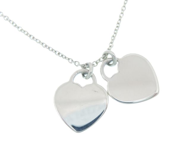 TIFFANY&CO ティファニー リターントゥミニダブルハートタグネックレス