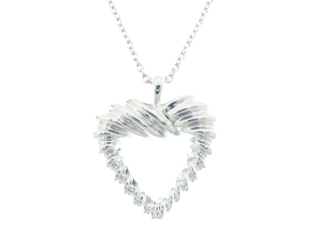 TIFFANY&CO ティファニー ツイストハートネックレス SV シルバー